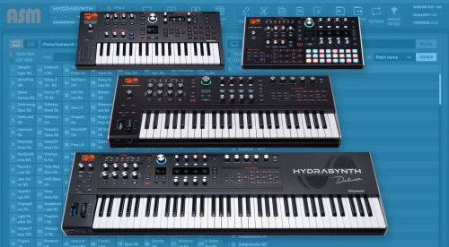 ASM Hydrasynth: New ASM Manager App and Firmware Update 2.2