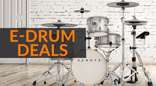 E-Drum Deals: EFNOTE & Alesis Kits and a Roland e-Drum Brain