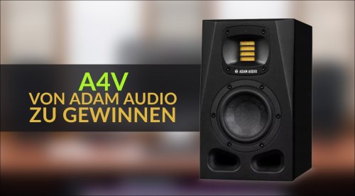 Gewinnspiel: Adam Audio A4V Studiomonitore!