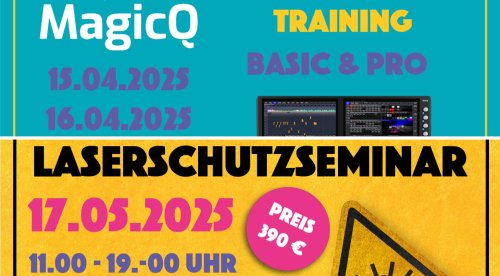 ChamSys MagicQ Workshop & Laserschutzseminar bei Thomann