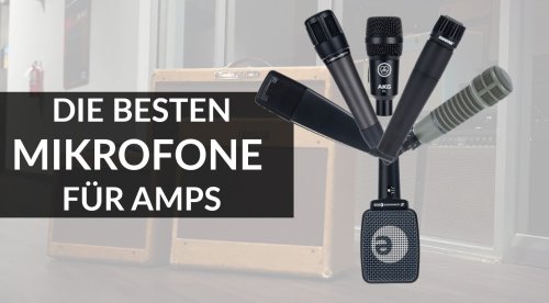 Die 7 besten Mikrofone für Recording von Gitarrenamps und Boxen