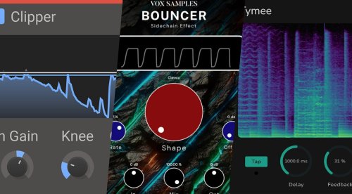 Kilohearts Clipper, Bouncer, Tymee – 3 Freeware Plugins