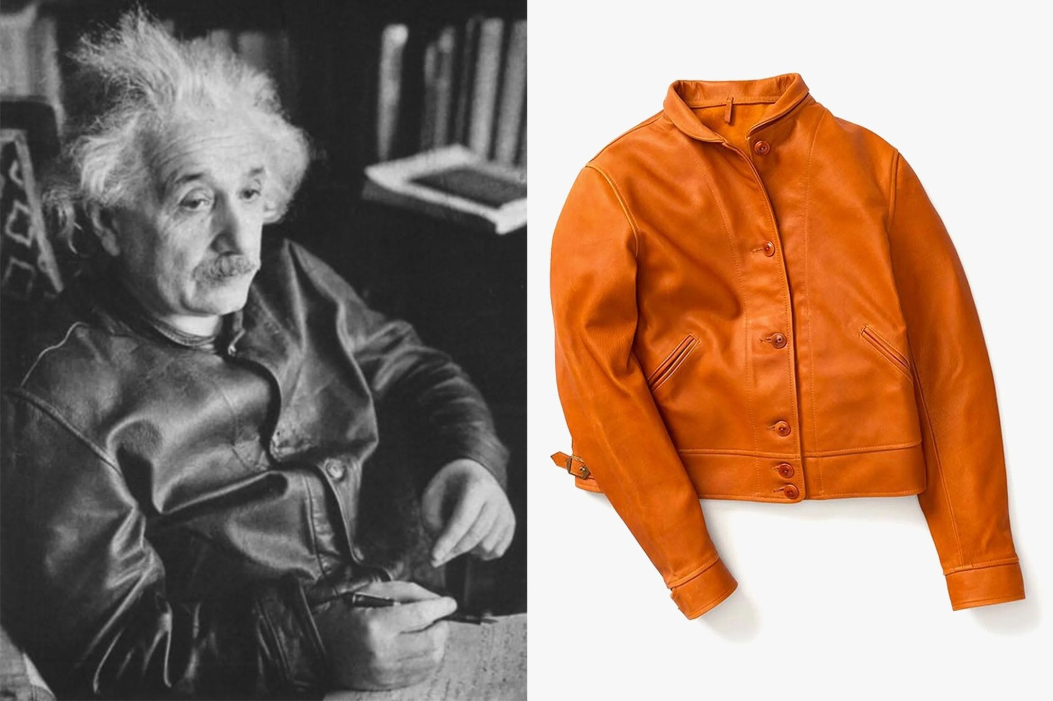 Levi’s Is Selling a Remake of Albert Einstein’s Original Leather Jacket