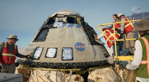 ‘Touchdown Starliner!’ Boeing’s space taxi lands in New Mexico after first robotic trip to space station