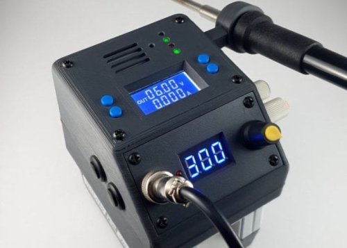 3D printed mobile soldering station and power supply