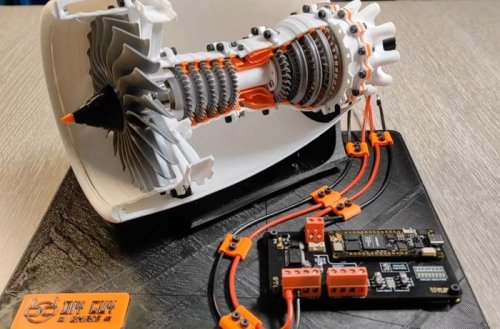 DIY Arduino powered jet engine project