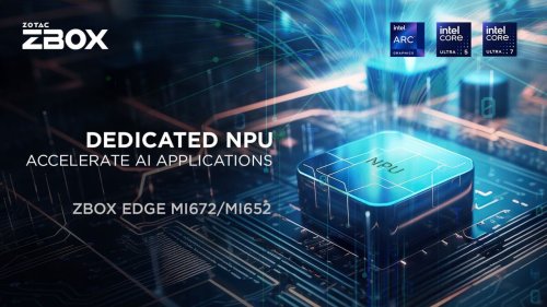 ZBOX AI mini PC systems with dedicated NPU