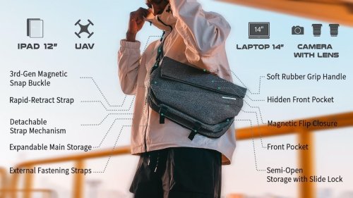 NIID Radiant Mega a larger urban & outdoor everyday sling bag