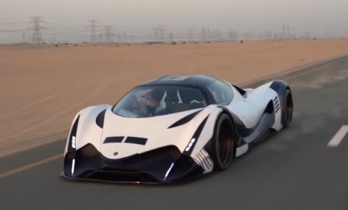 5,000 Horsepower Devel Sixteen goes for a spin (Video)