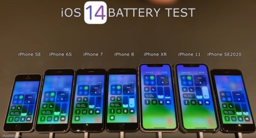 iOS 14 battery life test (Video)