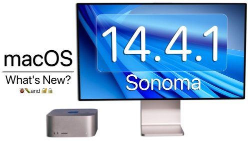 What's New in macOS Sonoma 14.4.1 (Video)