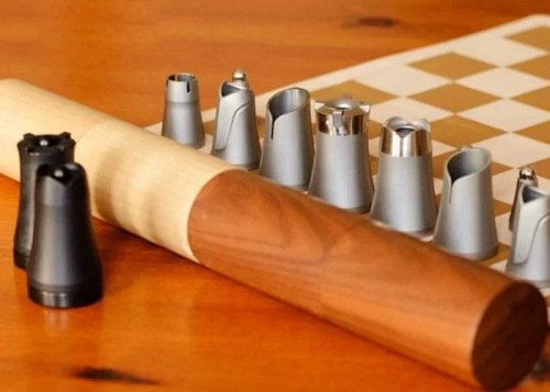 Unique nesting travel chess set from $35