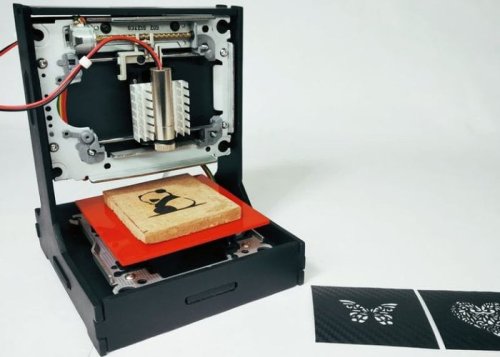 DIY Arduino mini laser engraver from a DVD player
