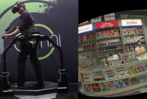 Grand Theft Auto 5 Using Oculus Rift And Omni-Directional Treadmill (video)