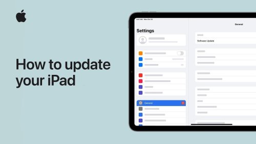 How to update your iPad