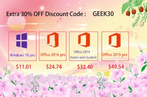 Autumn Promotion: Windows 10 Pro for $11.01 and Office 16 for $24.74