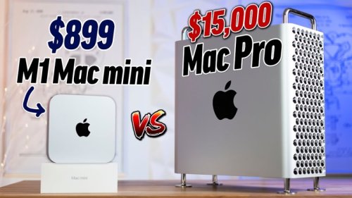$899 Mac Mini vs $15,000 Mac Pro (Video)