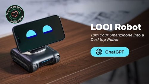 LOOI converts your old phone into a ChatGPT AI robot