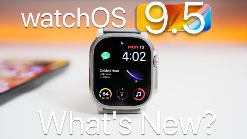 What's new in watchOS 9.5