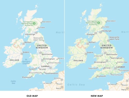 Apple has started testing its updated Apple Maps in the UK