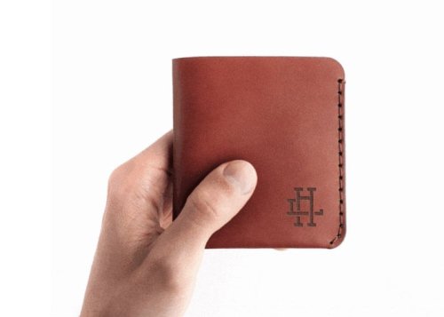 Monogram leather minimalist wallet hits Kickstarter from $14