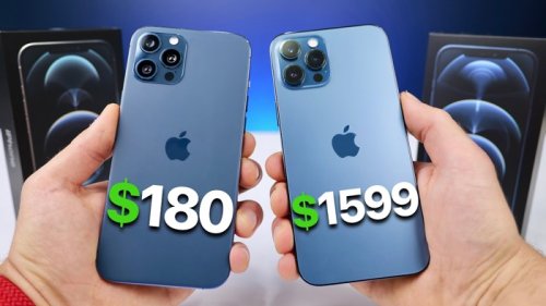 Fake iPhone 12 Pro Max vs real iPhone 12 Pro Max (Video)