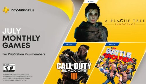 Free PlayStation Plus PS 4 and PS 5 games for July