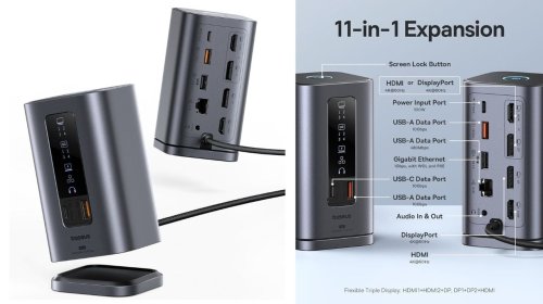Spacemate 11 port USB-C docking station unveiled by Baseus