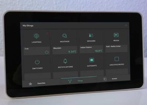 DIY Touchscreen Raspberry Pi smart home control panel