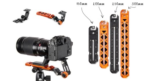 3LT Ultra Plates Arca-Swiss compatible, long release plates for photographers and video maker tripods