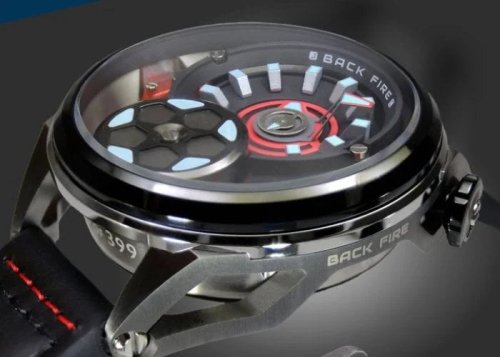 BackFire automatic watch features unique transmission mechanism