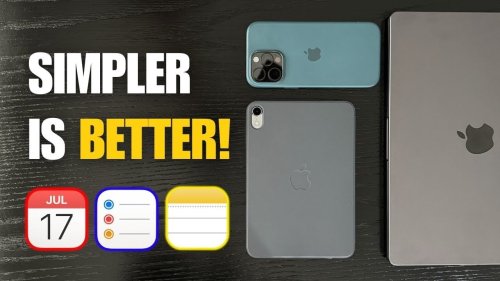 Why Apple Notes, Reminders and Calendar Are All You Need for Maximum Productivity