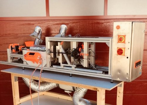 DIY automated recycling machine transforms waste into new injection molded products