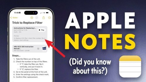 Remember Anything with Apple Notes New Audio Transcription Feature