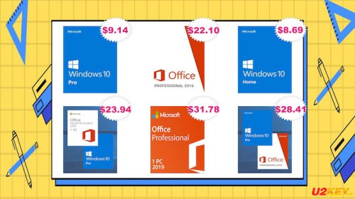 July Sales: Windows 10 Pro with $9.14 and Office 2016 Pro with $22.10