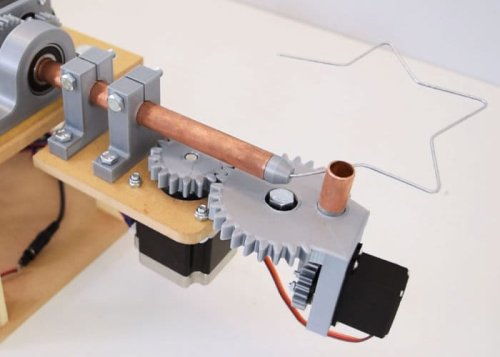 DIY Arduino 3D wire bending machine