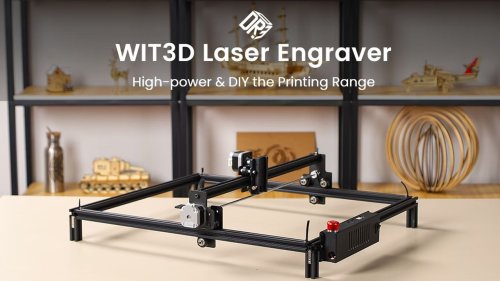 Japanese CNC desktop laser engraver offers large workspace, modular design and more for $169