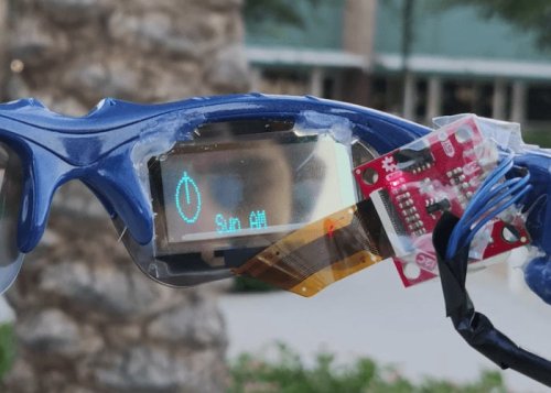 DIY Arduino smart glasses with OLED display
