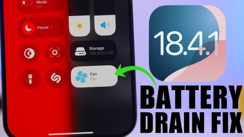 iOS 18.4.1 Battery Drain? Here's How to Fix It!