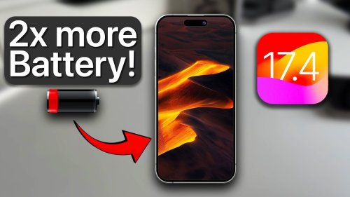 How to Improve iOS 17.4 Battery Life (Video)