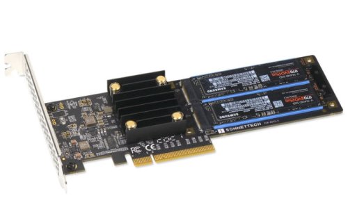 Sonnet PCI Express 3.0 card with two NVMe SSD slots