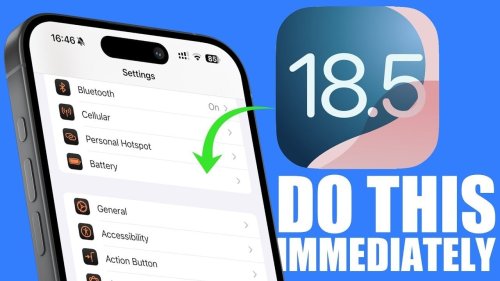iOS 18.5: The First Things You MUST Do After Updating!