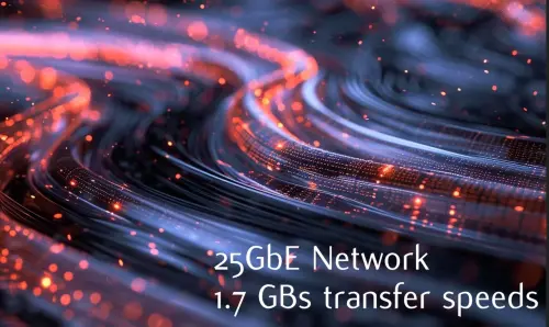 How to upgrade your network to 25GbE with transfer speeds of 1.7 GBs