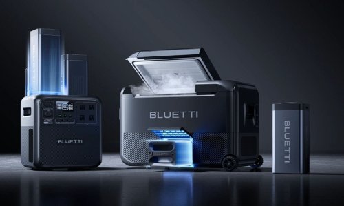 New BLUETTI SwapSolar power station and portable outdoor fridge with hot-swappable batteries
