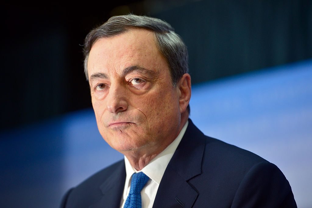 Ritratto di Mario Draghi