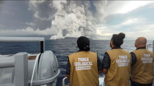 "Unglaubliches Ereignis": Der Vulkanausbruch vor Tonga stellt Fachleute vor Rätsel