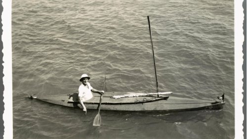 Vor 90 Jahren Nichtschwimmer Oskar Speck paddelte bis ans andere Ende der Welt - und keiner bekam es mit