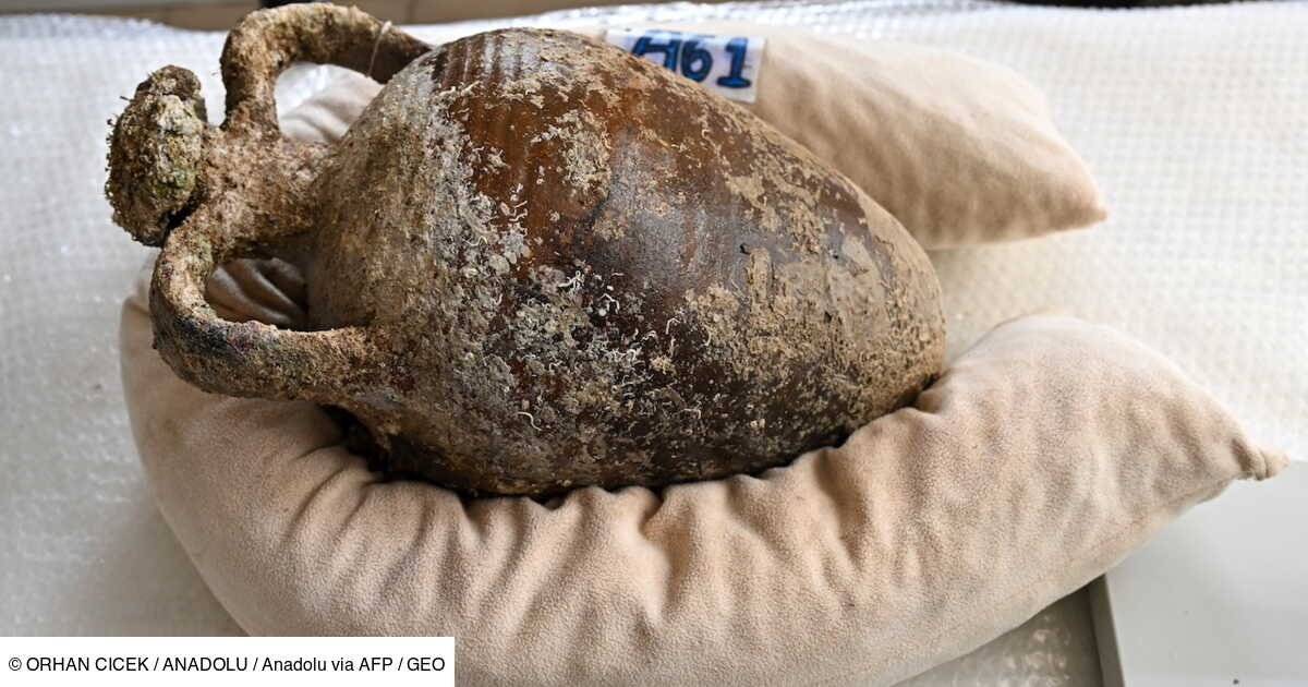 Mille ans sous la mer: les amphores intactes et scellées d'une épave racontent l'économie antique de la Méditerranée