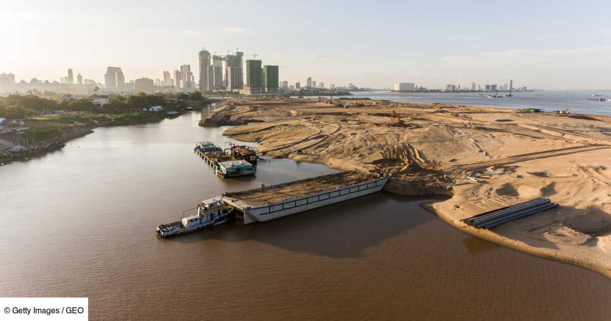 En pleine croissance, le Vietnam est en manque de sable... et vide le Cambodge du sien