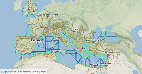 Cette carte interactive révèle les (longs) temps de trajet des voyages de l'Empire romain